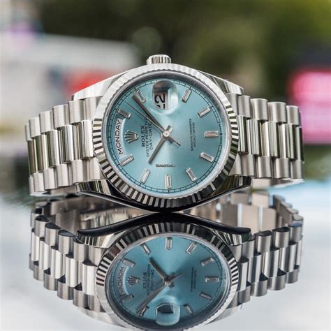 rolex day date babyblau|bucherer rolex day date.